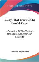 Essays That Every Child Should Know