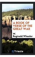 A Book of Verse of the Great War