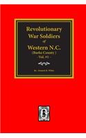 (Burke County, NC) Revolutionary War Soldiers of Western North Carolina (Vol. #1)