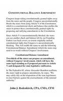 Constitutional Balance Amendment