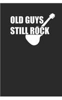 Old Guys Still Rock: Guitars Notebook, Graph Paper (6 x 9 - 120 pages) Musical Instruments Themed Notebook for Daily Journal, Diary, and Gift