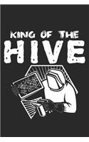 King Of The Hive: Notebook Or Journal 6x9 120 Blank Pages Beekeeper & Bee Lovers Gift