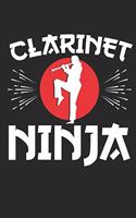 Clarinet Ninja: Band Student Planner 2019-2020, Weekly Academic Planner (Aug 2019 - Dec 2020), Pocket size to fit in backpack