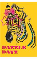 Dazzle Dayz 2019 to 2020 Academic Organiser For Student, Teacher, Parent With Zebra Design
