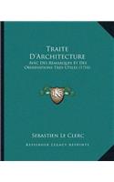 Traite D'Architecture