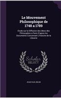 Le Mouvement Philosophique de 1748 a 1789