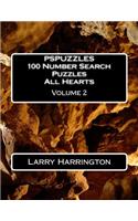 PSPUZZLES 100 Number Search Puzzles All Hearts Volume 2