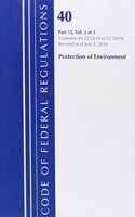 Code of Federal Regulations, Title 40 Protection of the Environment 52.1019-52.2019, Revised as of July 1, 2016