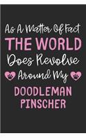 As A Matter Of Fact The World Does Revolve Around My Doodleman Pinscher