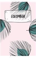 Colombia: Dotted Travel Diary Notebook or Journey Dotted Grid Journal - Holiday Trip Pocketbook for Men and Women with Dots