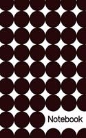 Notebook: Polka Dot Notebook for Polka Dot Lovers; Dotty Notebook; Pattern Notebook; 6x9inch Notebook with 108-wide lined pages