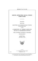 Issues affecting naval force structure