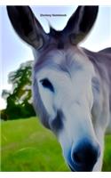 Donkey Notebook: A5 Lined Notepad - Journal for Women, Men, Teens and Kids. A Beautiful Gift Idea for Animal Lover