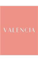 Valencia: A Decorative Book &#9474; Perfect for Stacking on Coffee Tables & Bookshelves &#9474; Customized Interior Design & Home Decor