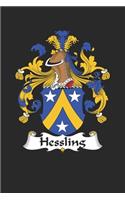 Hessling: Hessling Coat of Arms and Family Crest Notebook Journal (6 x 9 - 100 pages)