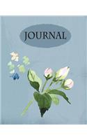Journal: 8x10 soft covered lined journal/notebook