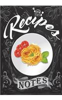Blank Cookbook Recipes & Notes: Healthy Instant Pot Recipes Notes Cooking Book, Notes Recipe Journal to Write in for Women, Food Cookbook Design, Professionally Designed Special 7X