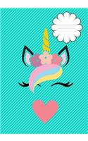 Composition Notebook Unicorn magic