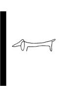 Premium Notebook: Dog (dachshund) - Pablo Picasso - College Ruled Notebook - Journal(4 Premium Notebooks)