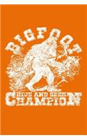 Bigfoot Hide & Seek Champion