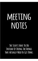 Meeting Notes