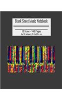 Blank Sheet Music Notebook