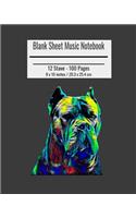 Blank Sheet Music Notebook