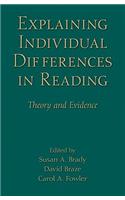 Explaining Individual Differences in Reading