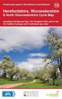 Herefordshire, Worcestershire & North Gloucestershire Cycle Map