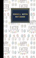 Cornell Notes Notebook: Cornell Note Taking, Cornell Notes Notepad, Note Taking Paper, Cute Easter Egg Cover, 8.5" x 11", 200 pages(45 Cornell Notes Notebook)