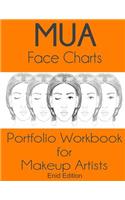 MUA Face Charts Portfolio Workbook for Makeup Artists Enid Edition
