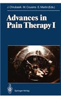 Advances in Pain Therapy I