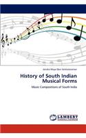 History of South Indian Musical Forms