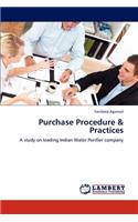 Purchase Procedure & Practices