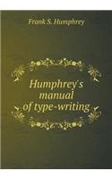 Humphrey's Manual of Type-Writing