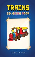 Trains Coloring Book for Kids