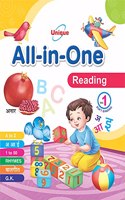 UNIQUE ALL IN ONE-READING SOFT BINDING - Book to Learn & Practice English, Hindi, Counting for 2-5 year old children - ABC Ka Kha Ga 123