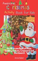 Awesome Christmas Activity Book for Kids