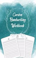 Cursive Handwriting Workbook: 8.5x11" Beginner's Practice Book for Kids to learn to write in cursive. Learning, practicing and copying letters playfully.
