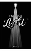 Find Your Light Notebook