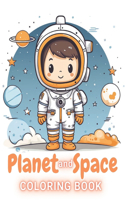 Planet and Space Coloring Book: 100+ Fun And Easy Coloring Pages