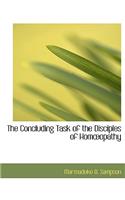 The Concluding Task of the Disciples of Homa Opathy