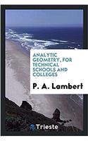 Analytic Geometry
