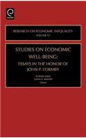 Studies on Economic Well Being