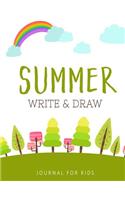 Summer Write & Draw Journal For Kids