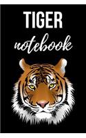 Tiger Notebook: Cute Journal / Notepad / Diary, Gifts For Tiger Lovers (Lined, 6 x 9)