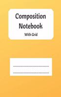 Composition Notebook with Grid