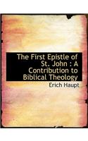 The First Epistle of St. John: A Contribution to Biblical Theology