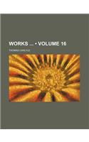 Works (Volume 16): (English)