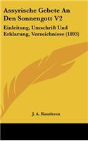 Assyrische Gebete an Den Sonnengott V2